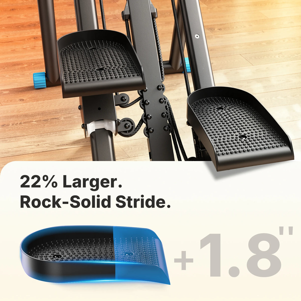 MERACH Foldable Stair Stepper for Full Body Home Fitness Workouts