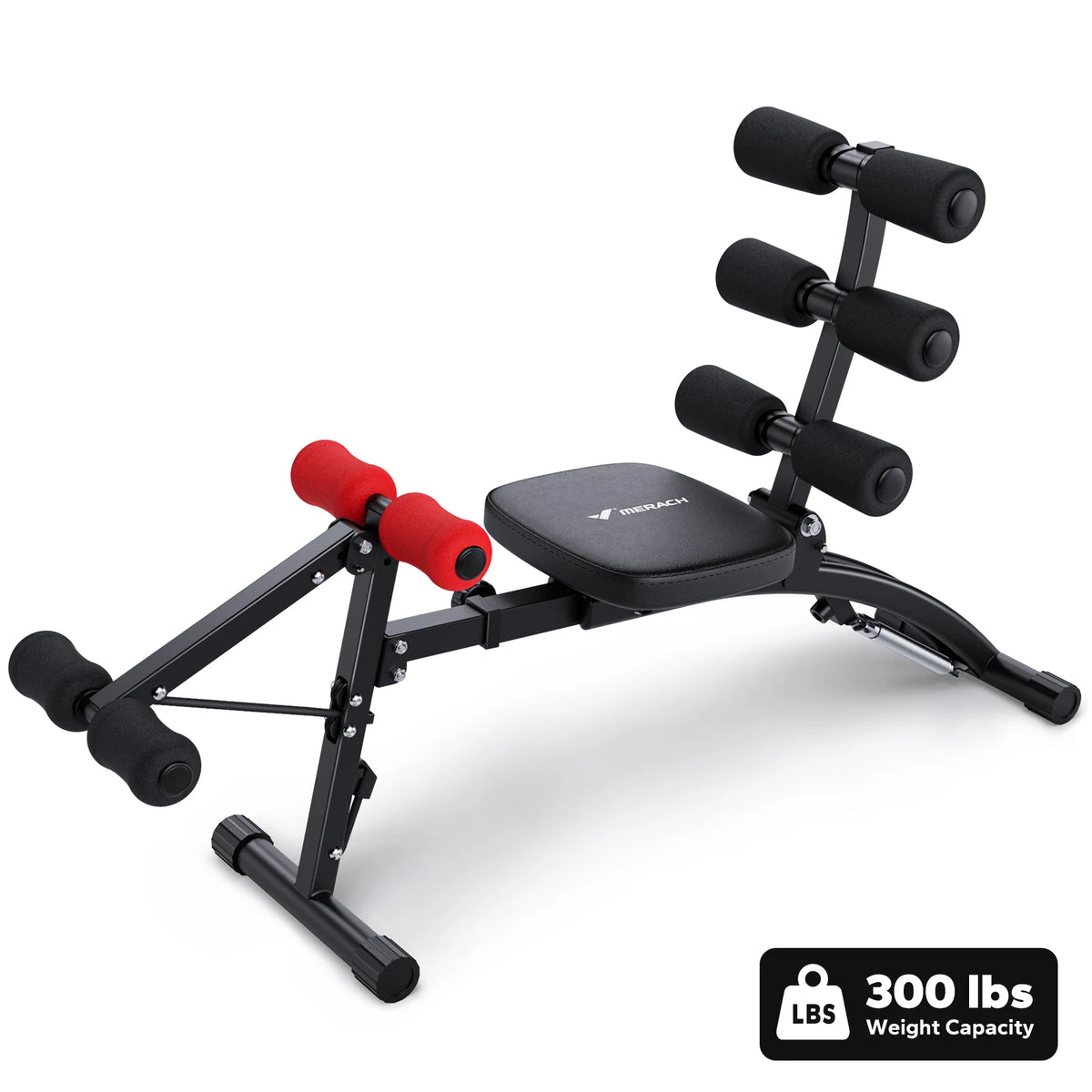 MERACH Adjustable Ab Trainer Bench for Home Gym Workouts