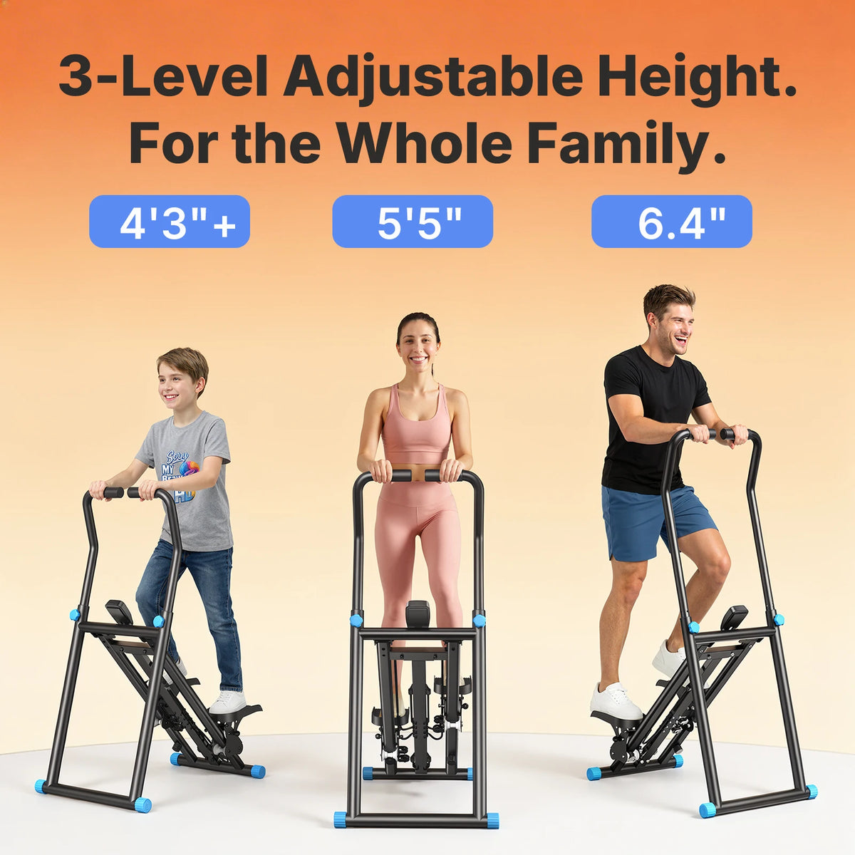 MERACH Foldable Stair Stepper for Full Body Home Fitness Workouts