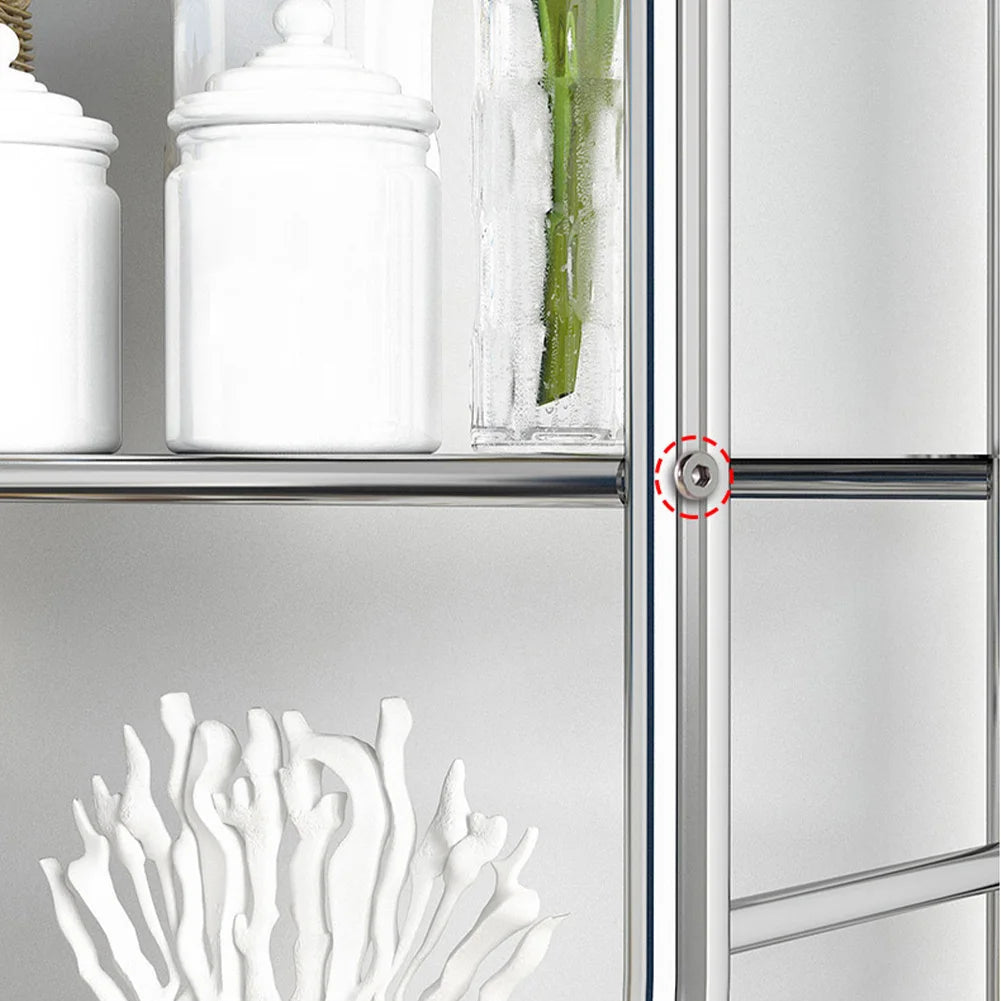 Studyset Over Toilet Storage Shelf With Paper Holder and Metal Design