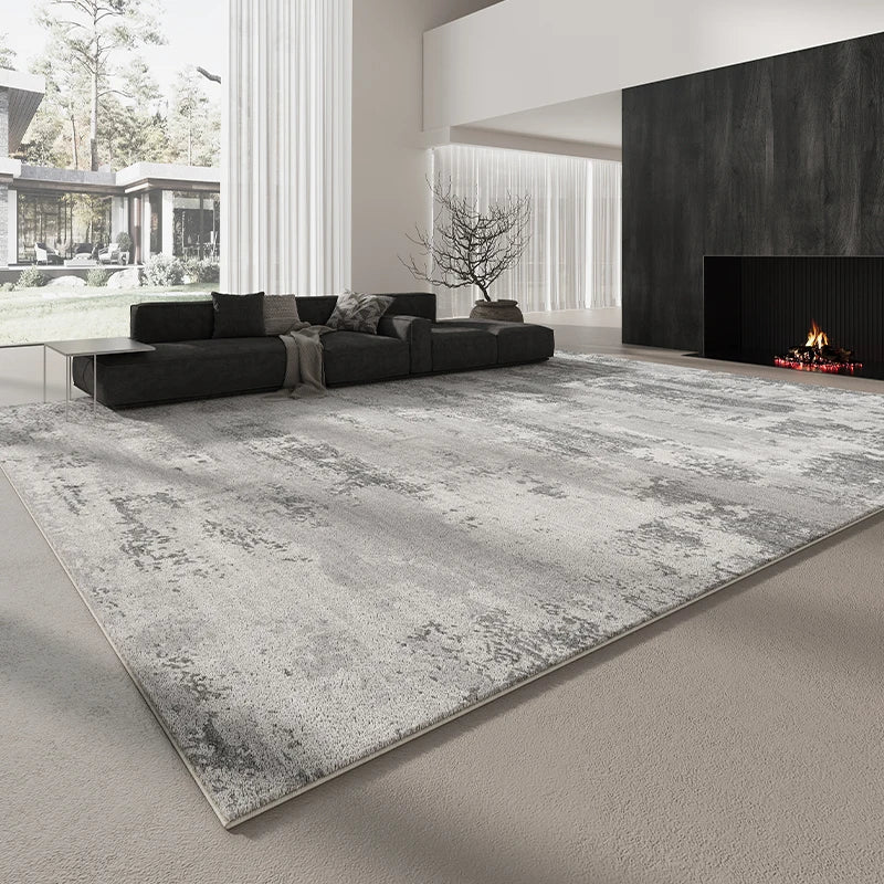 Plush Striped Area Rug for Living Room and Bedroom Decor
