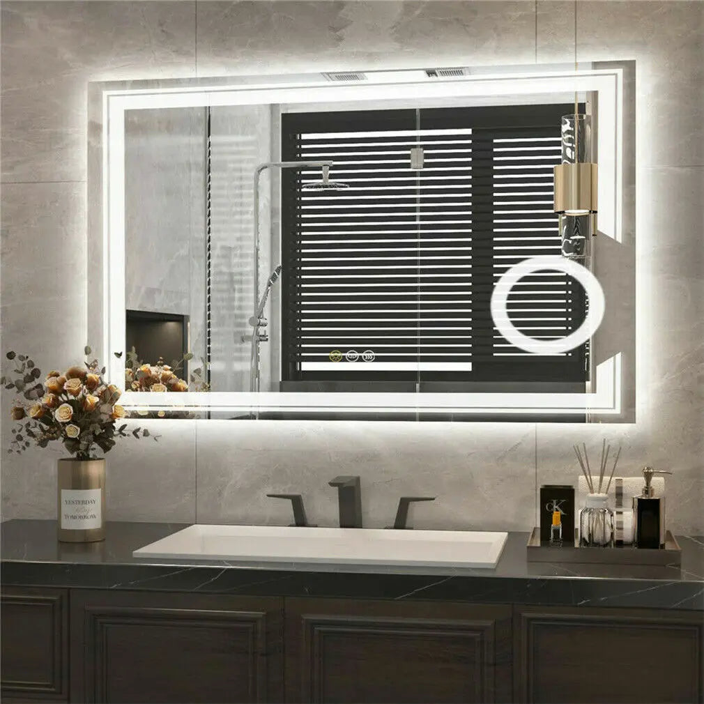 LUVODI LED Illuminated Magnifying Bathroom Mirror With Touch Sensor
