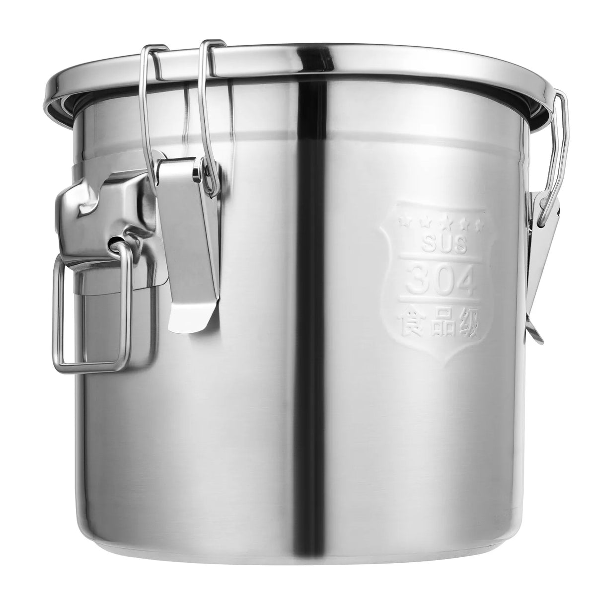 Stainless Steel Airtight Food Storage Canister With Silicone Seal