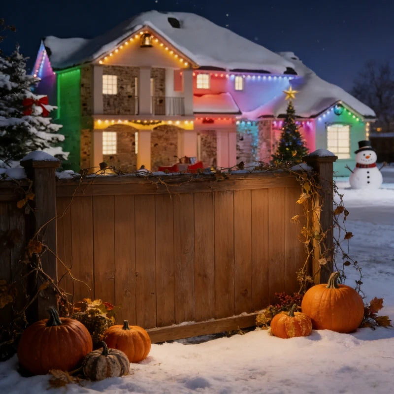 GCTECHING Waterproof Outdoor LED String Lights For Eaves And Events