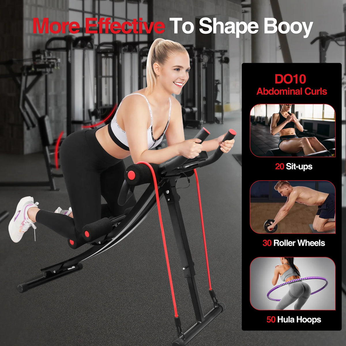 GIKPAL Foldable Abdominal Trainer For Home Gym Workouts