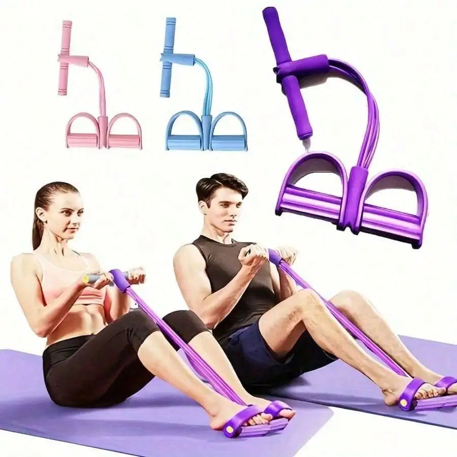 Resistance Bands With Ergonomic Grip For Home Gym Workouts
