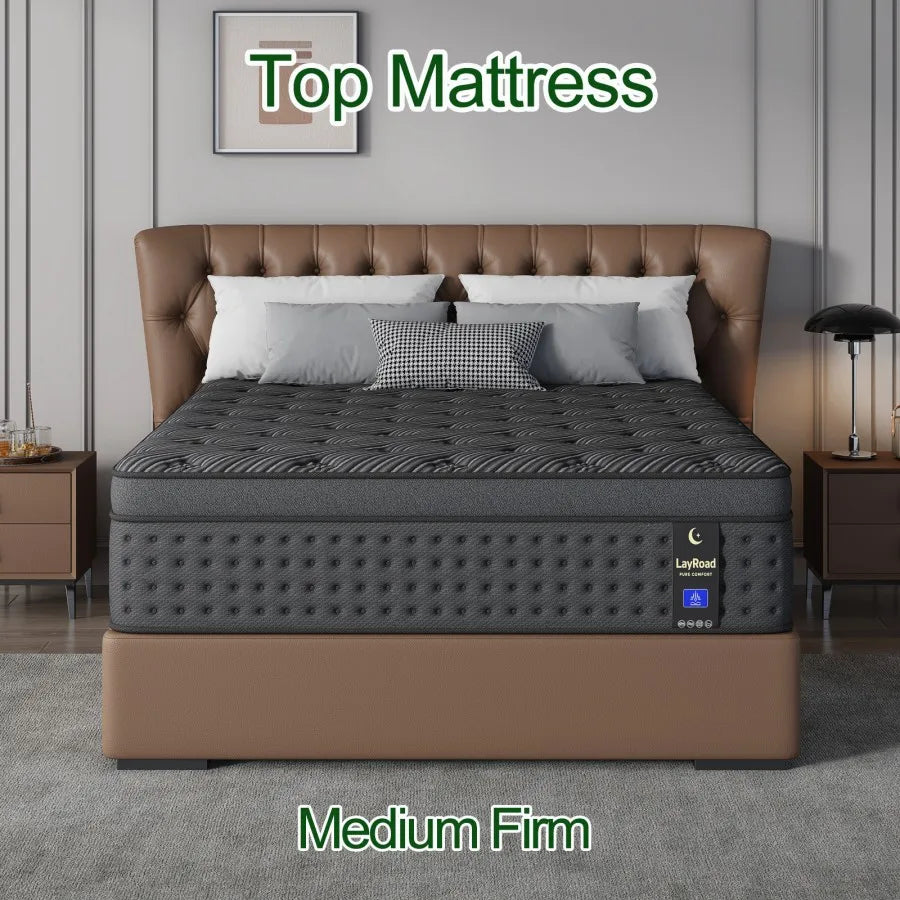 Memory Foam Hybrid Mattress With Pocket Springs Medium Firm Comfort