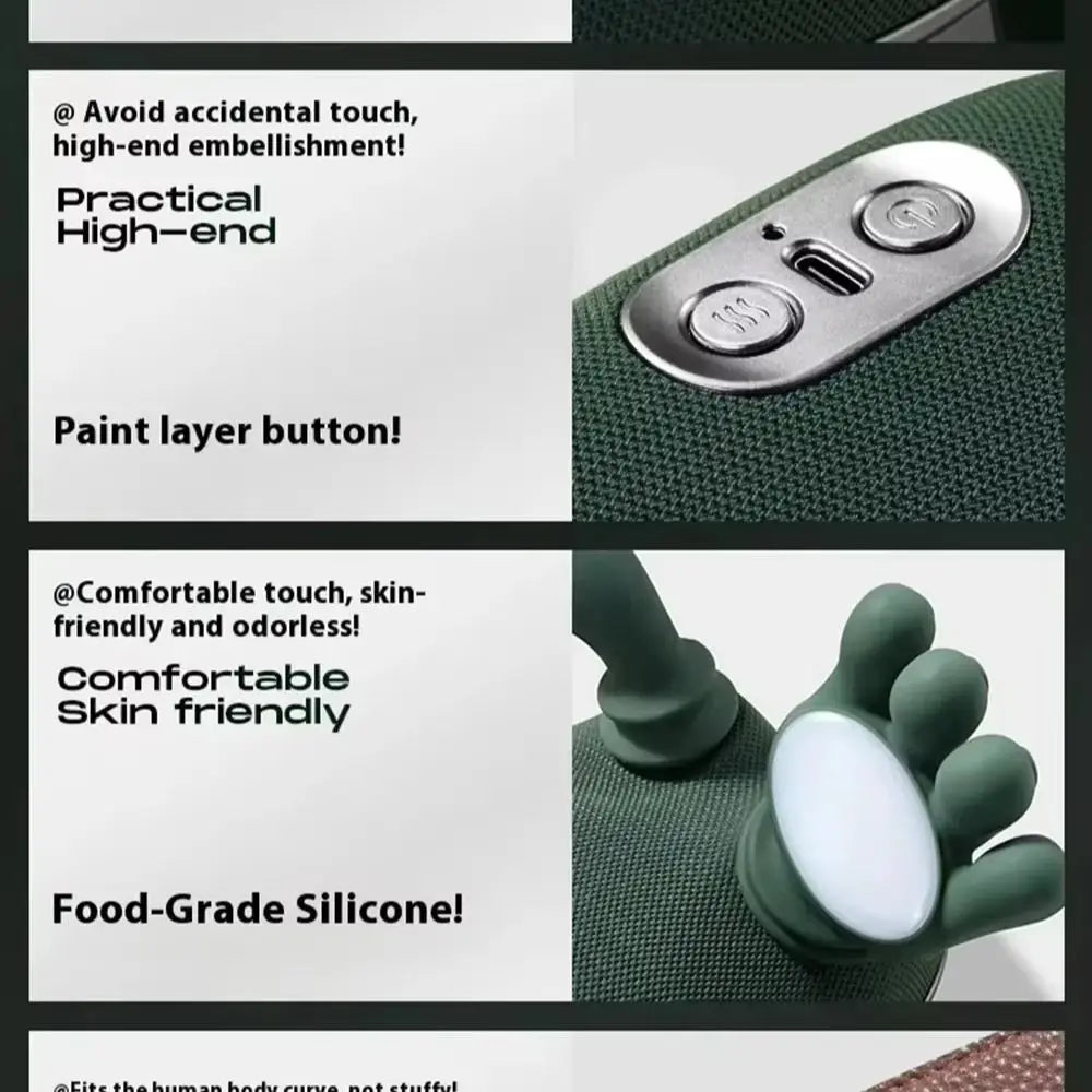 Electric Neck And Shoulder Massager With Heat For Muscle Relaxation