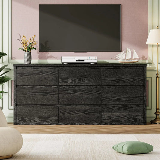 GarveeLife Modern Wooden Dresser With Spacious Bedroom Storage
