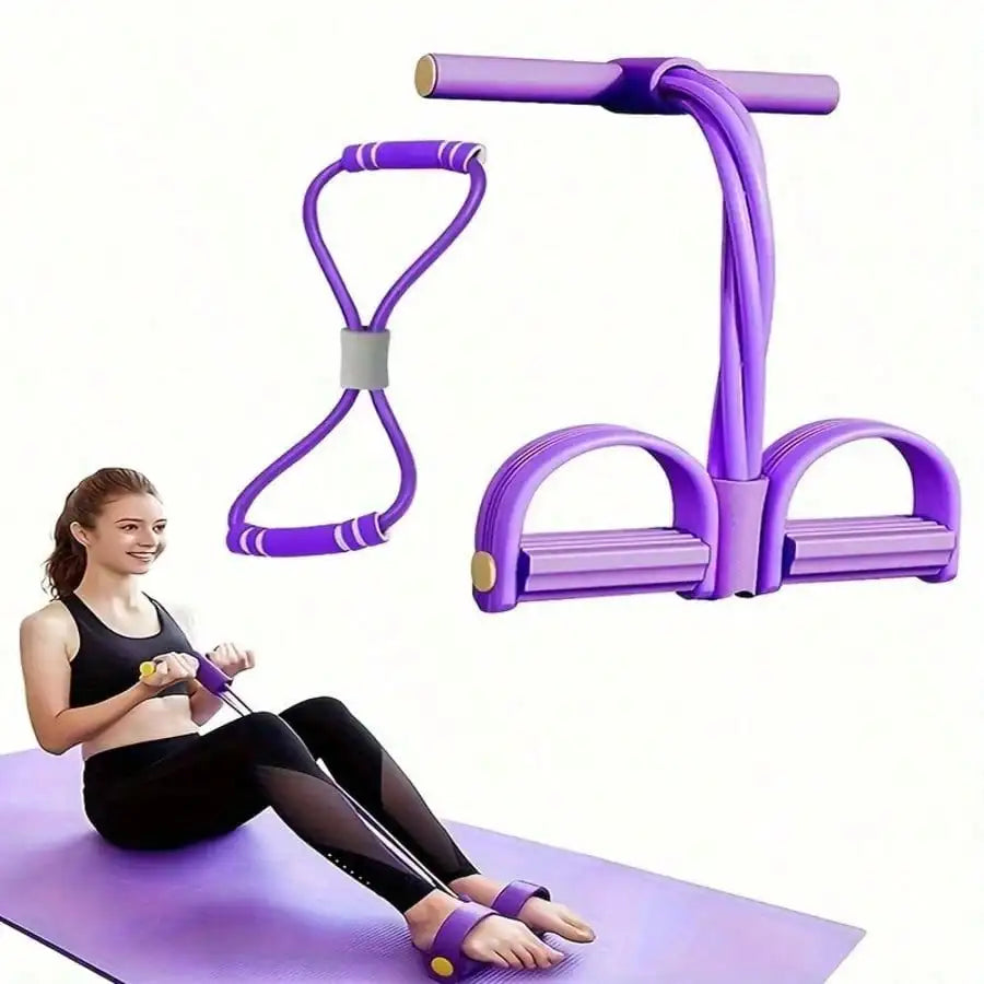 Resistance Bands With Ergonomic Grip For Home Gym Workouts