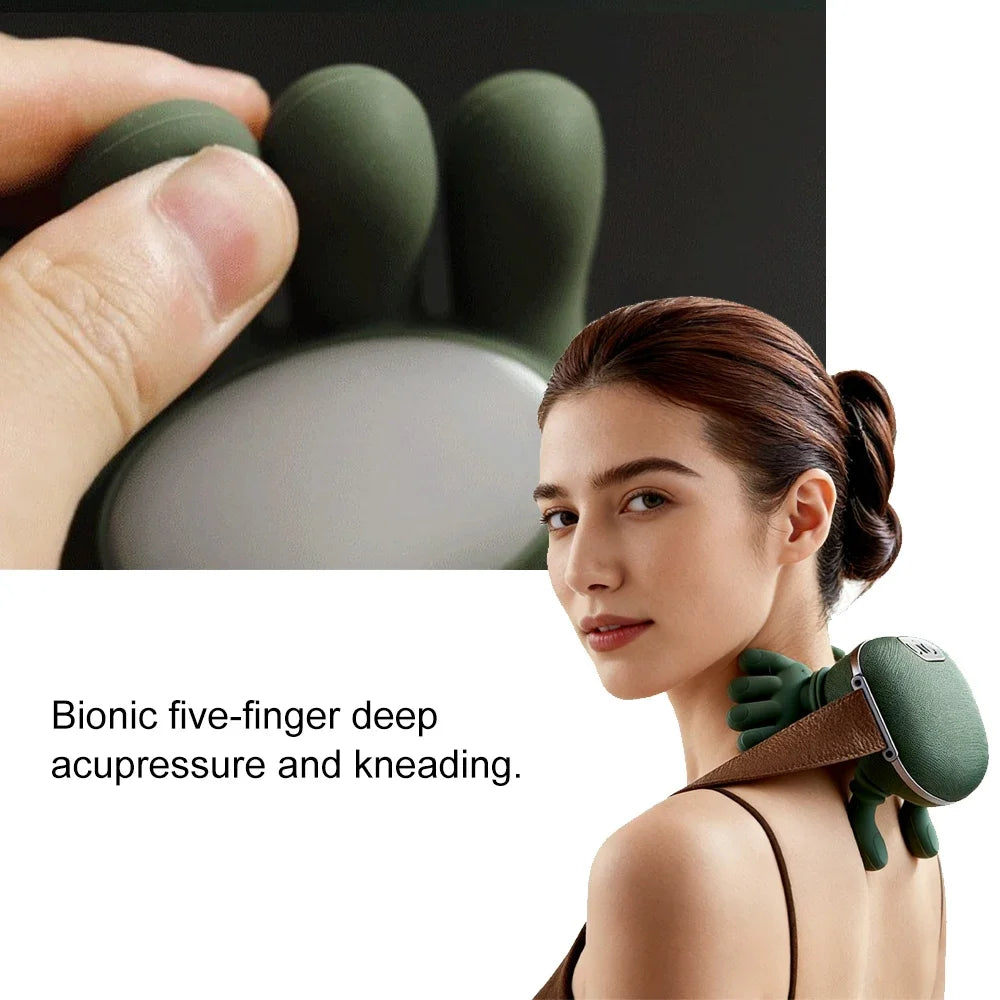 Electric Neck And Shoulder Massager With Heat For Muscle Relaxation