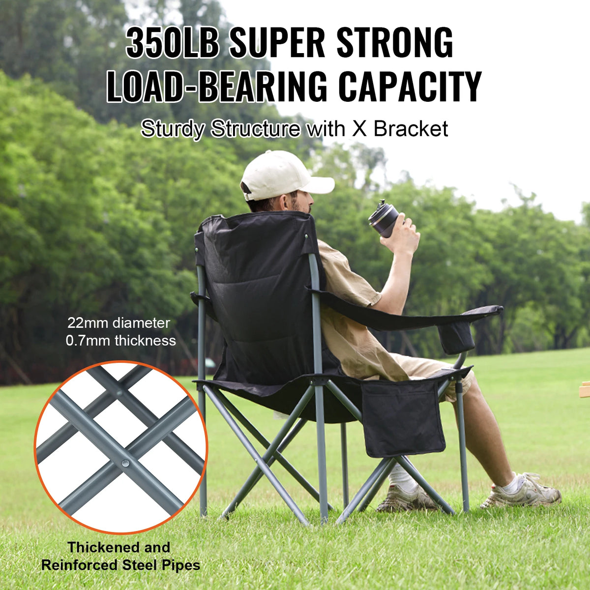 SucceBuy Ultralight Folding Camping Chair for Outdoor Adventures