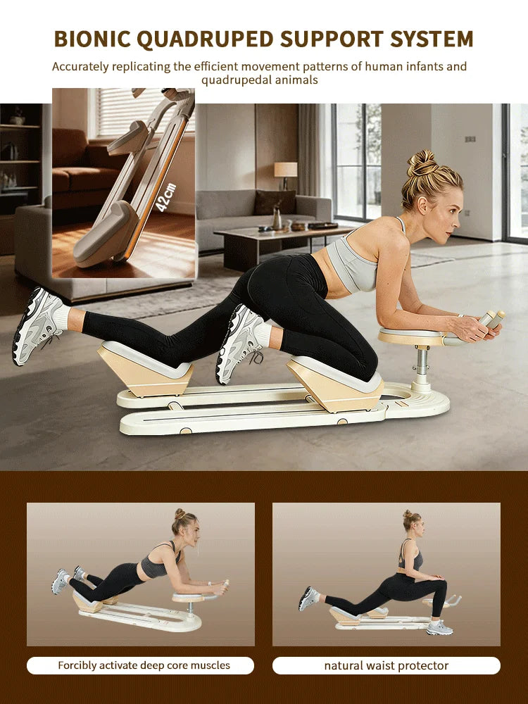 Multifunctional Home Back Stretch Trainer for Core and Waist Workouts