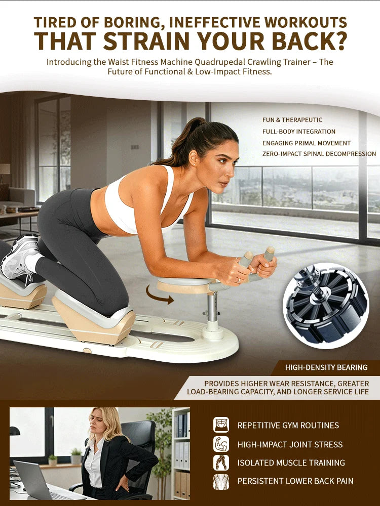 Multifunctional Home Back Stretch Trainer for Core and Waist Workouts