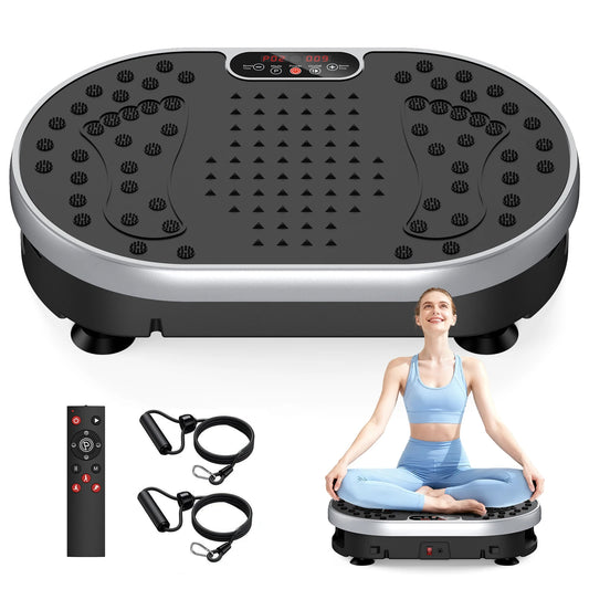 HTM Vibration Plate Machine With 120 Speed Levels and Preset Programs