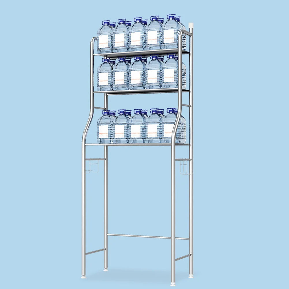 Studyset Over Toilet Storage Shelf With Paper Holder and Metal Design