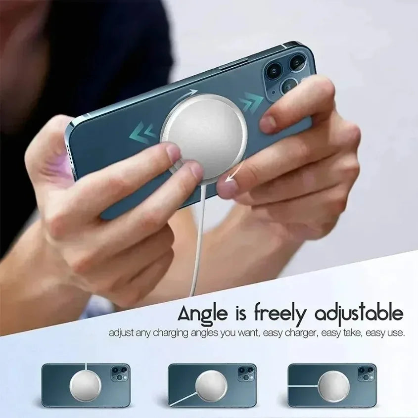 30W Magnetic USB C Wireless Fast Charger For Apple Devices