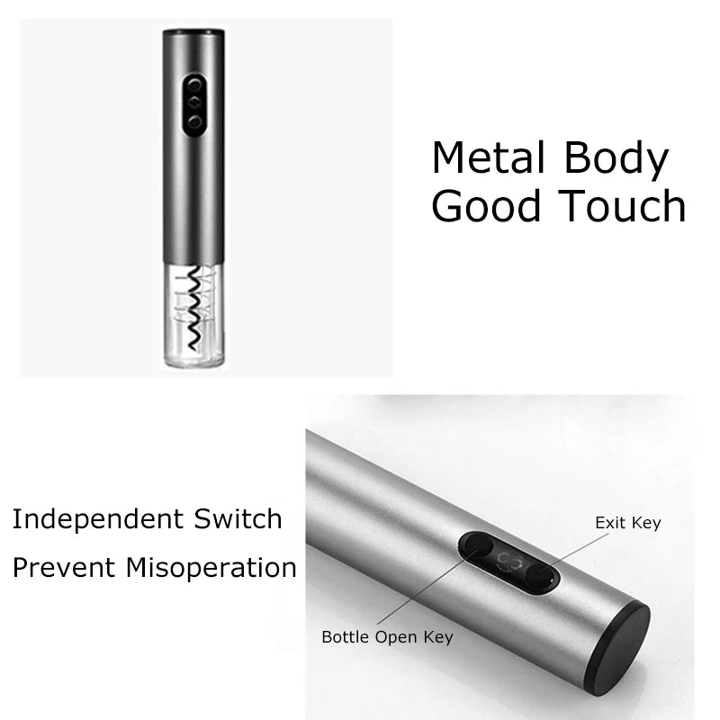 BALASHOV Rechargeable Electric Wine Opener Automatic Corkscrew