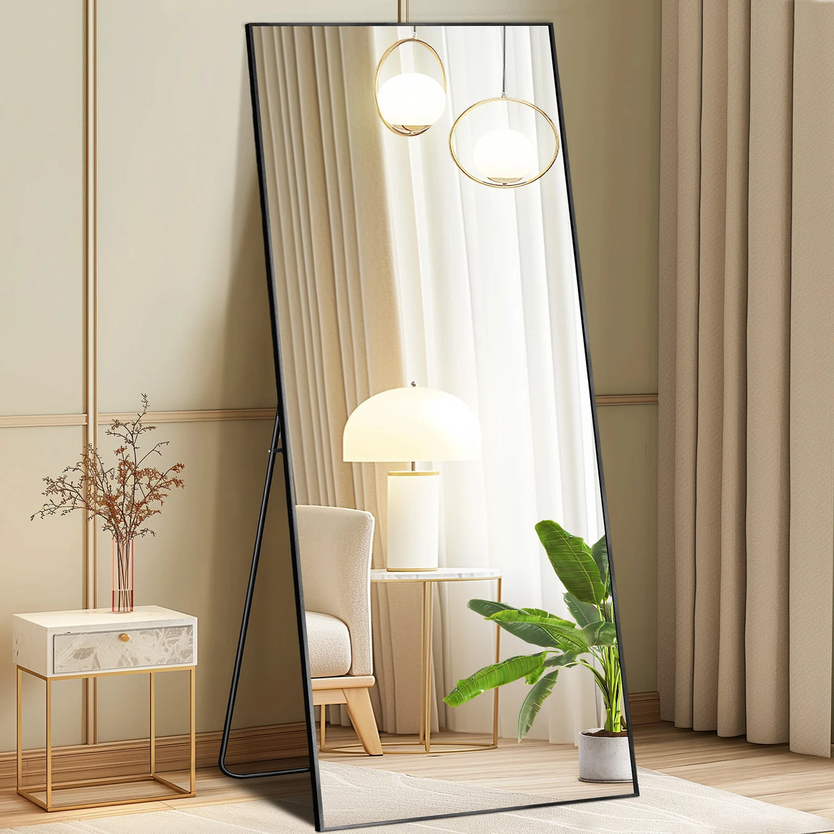 MCQ Arched Framed Vanity Mirror With Stand For Home Decor