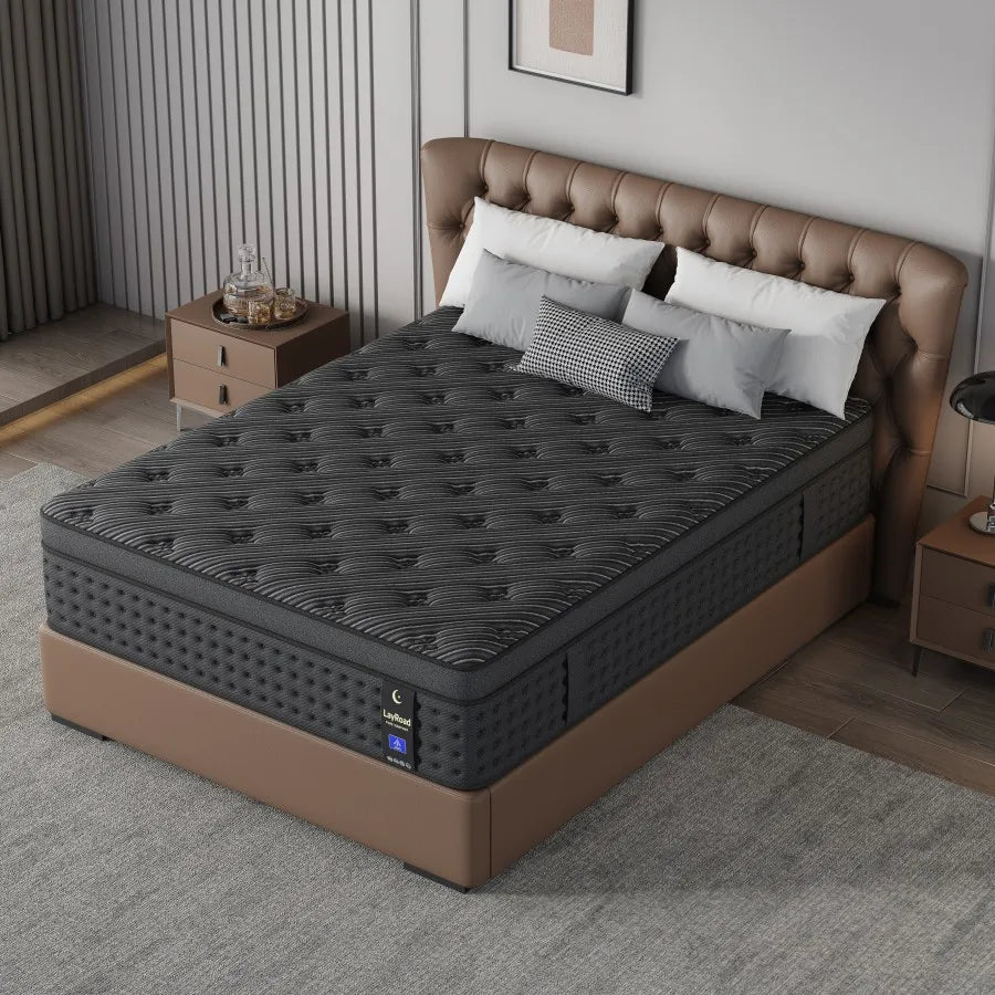 Memory Foam Hybrid Mattress With Pocket Springs Medium Firm Comfort
