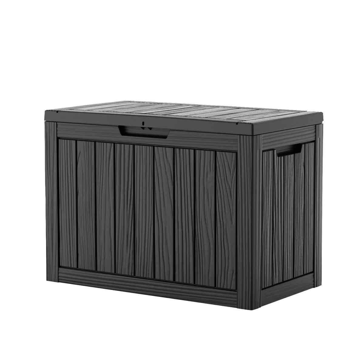 Waterproof Outdoor Storage Box With Lockable Patio Deck Design