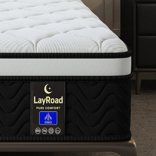 LayRoad Memory Foam Spring Mattress With Pressure Relief