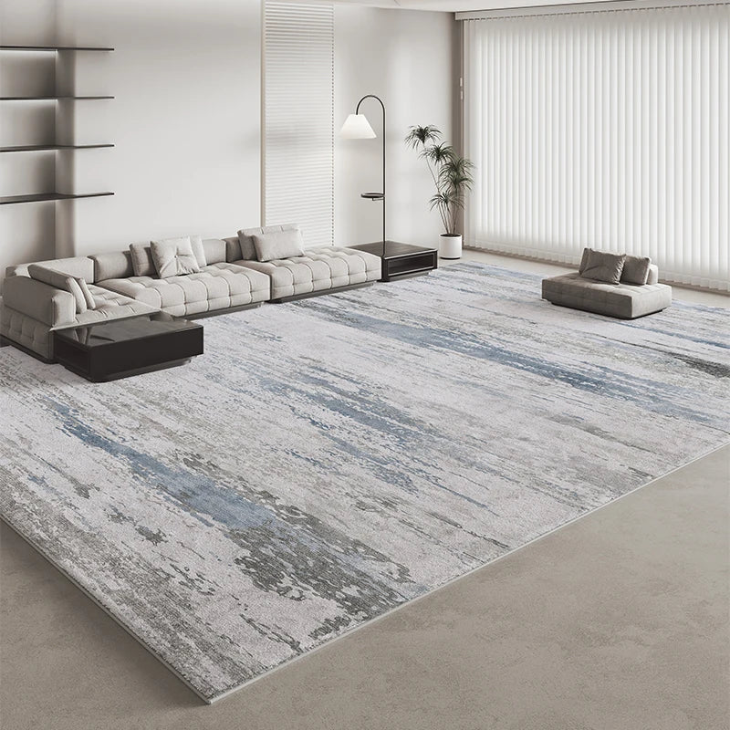Plush Striped Area Rug for Living Room and Bedroom Decor