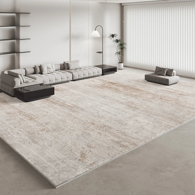 Plush Striped Area Rug for Living Room and Bedroom Decor