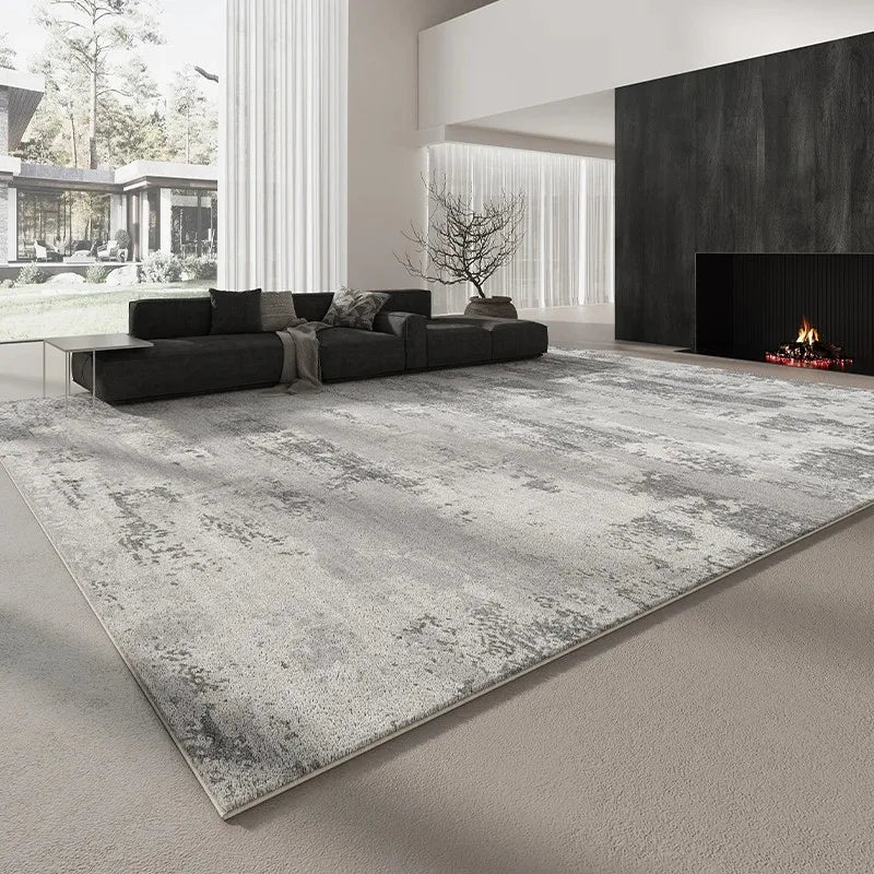 Plush Striped Area Rug for Living Room and Bedroom Decor