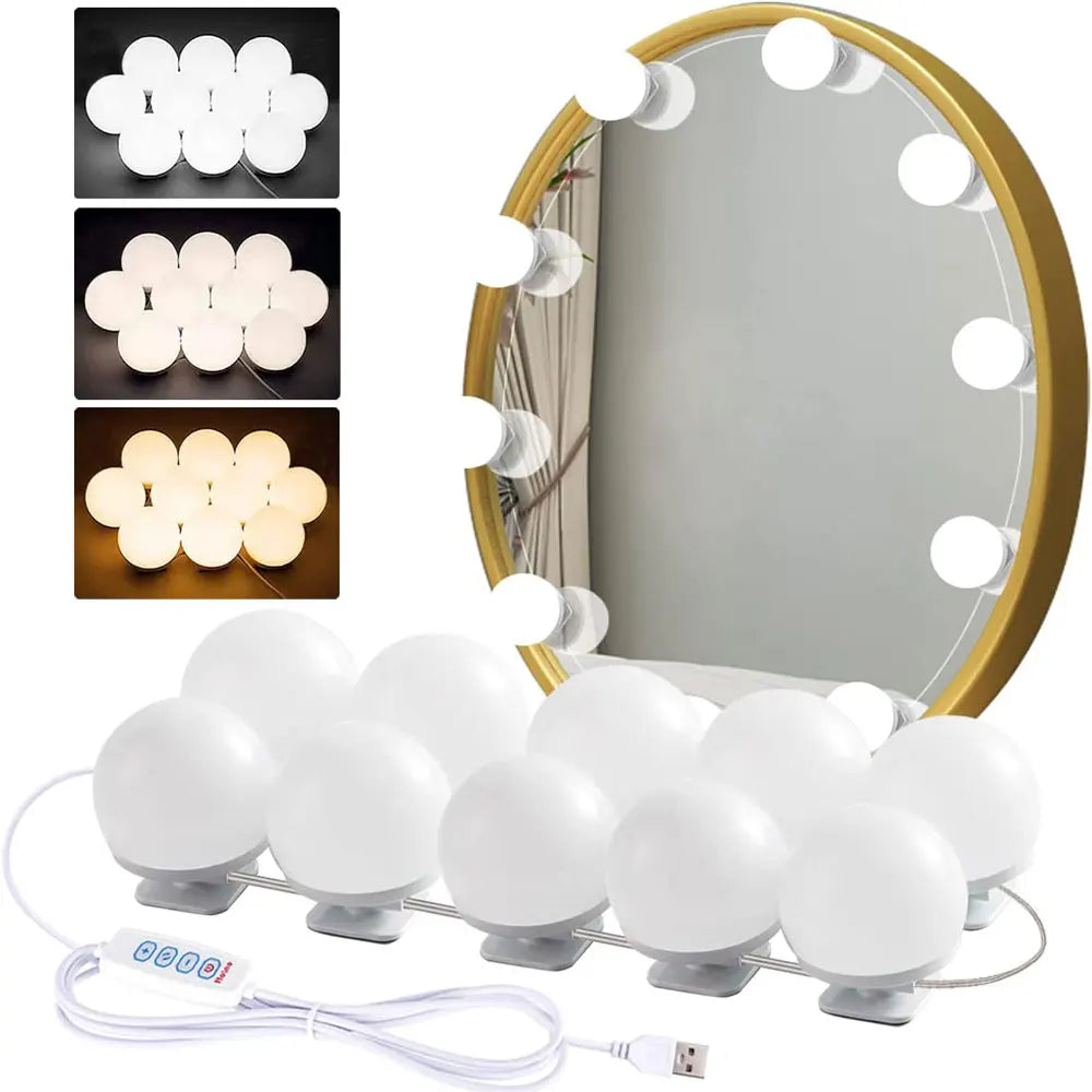 SIKADING Adjustable Vanity Mirror Lights For Makeup With Dimming