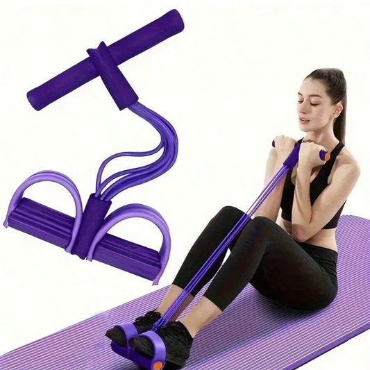 Resistance Bands With Ergonomic Grip For Home Gym Workouts