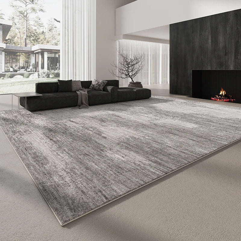 Plush Striped Area Rug for Living Room and Bedroom Decor