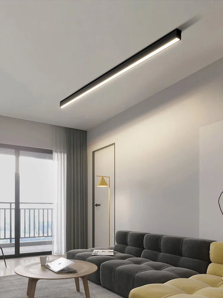 TES Modern LED Surface Mounted Linear Ceiling Light