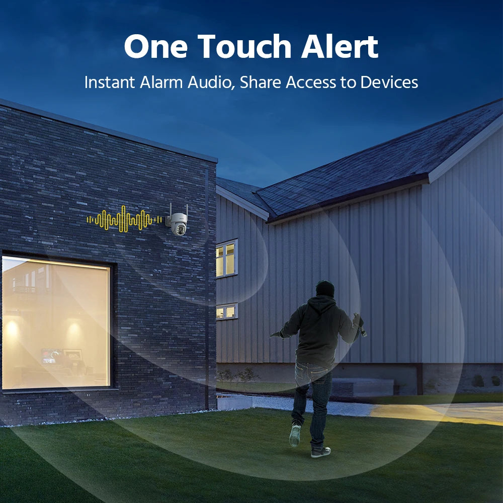 ANNKE 4MP Wireless Security Camera System Auto Tracking Night Vision